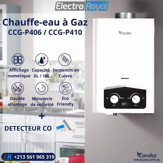 Chauffe bain condor 10 L