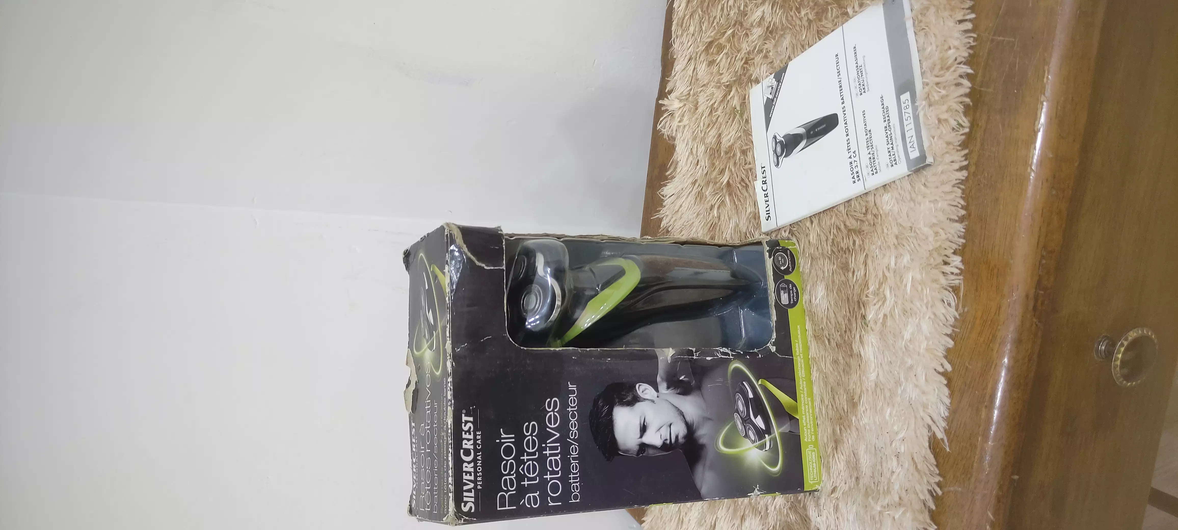 Rasoir électrique et tondeuse silvercrest 2 en 1 très bon état presque neuf