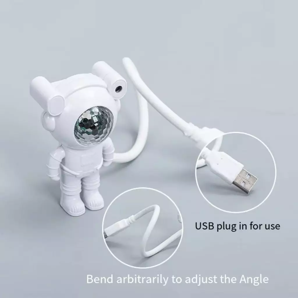 🌌 بروجكتور LED ذكي صغير حوّل مساحتك إلى أجواء مليئة بالنجوم والمجرات مع هذا البروجكتور الذكي. مزود بتحكم صوتي ذكي وإضاءة LED ديناميكية، يمنحك عرضًا ضوئيًا غامرًا مثاليًا لغرف النوم، المكاتب أو أماكن الاسترخاء. تصميمه صغير ومحمول يجعله سهل