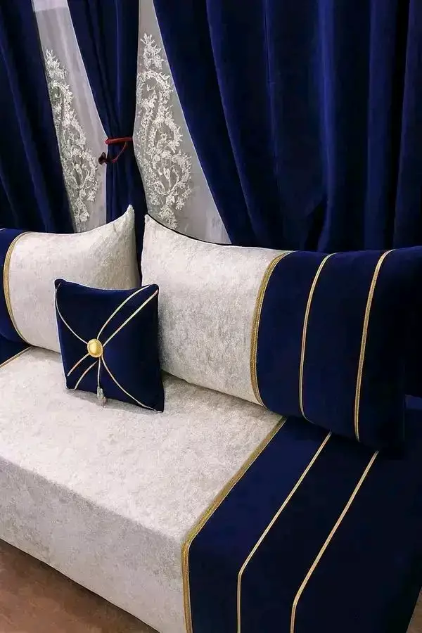 قماش قطيفة و بروكار برومي شوا